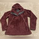 Kuhl Women’s  Flight Fleece Sherpa Pullover Hoodie Maroon Burgundy Size M Photo 0