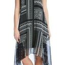 Karen Kane  Women's Black Printed Handkerchief Style Maxi Dress XS NWOT Photo 0