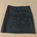 Shinestar Black Faux Leather Skirt Photo 0