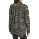 Caslon  Shacket Camouflage Button Front Shirt-Jacket Camo Sz MP EUC Army Green Photo 3