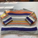 Lou & grey  Stripe Color Line Alpaca Blend Sweater Size Medium Photo 10