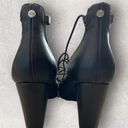 Calvin Klein Black Tie Up Chunky Block Heels Photo 3