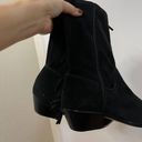 Rebecca Minkoff  black western suede leather point toe cowgirl fringe boots 8.5 Photo 7