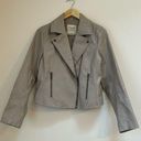 Abercrombie & Fitch Abercrombie Jacket Moto Biker Leather Coat Size Large Photo 0