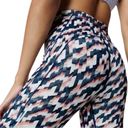 Sweaty Betty NWT  7/8 Rapid Run Leggings in Blue Spliced Mirage Print Photo 6