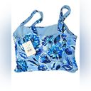 ANDIE  Swim The Siren Tank Top in Bluf Blue Floral NWT Size Small Photo 5