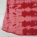 American Apparel NWOT  Custom Red Bleach Tie Dye Box Tank Top Women's Size Medium Photo 2