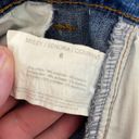 Gloria Vanderbilt  Vintage Denim Chino Short Button Detail  5" Inseam Size 8 Photo 3