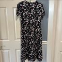 Joan Rivers Womens Size XXSP  Jersey Knit Black Floral Dress Photo 2