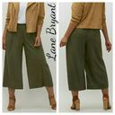 Lane Bryant Pleated Wide Leg Cropped Pants Photo 2