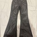 Pull & Bear Faux Leather Flared Pants Photo 0