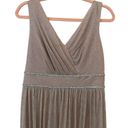 Oleg Cassini  Glitter Knit Tank A-Line Formal Bridesmaid Mother Of The Bride Gown Photo 7