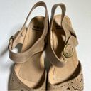 Westport Earth 7W Carson  Taupe Leather Open Toe Heeled Sandals Photo 4