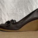 Lower East Side Vintage  Y2K 90’s Brown Wedge Loafers Mary Jane Sz 10 Photo 2