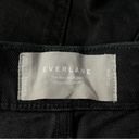 Everlane  The Way-High Straight Leg Raw Hem Jeans Coal Black Size 27 Long Photo 6