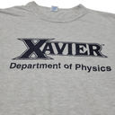 Russell Athletic Vintage  Shirt Size Large Xavier Department Of Physics T-Shirt Unisex T-Shirt Photo 3