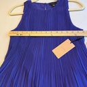 Halogen  Womens Blouse Purple Size XXS Top Pleated ‎ Career Wear Sleeveless Photo 5