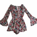 American Eagle floral long sleeve romper Photo 1