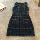 Laundry by Shelli Segal Teal and black plaid dress sleeveless never worn  Photo 0