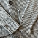 Tommy Hilfiger  Gray Heavy Cable Knit Cardigan Size Small Photo 11