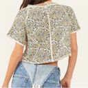 We The Free New with tags  free people yellow floral top in size small Photo 5