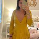 Yellow Ruffle Romper Size M Photo 1