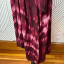 Torrid  Wine Tie Dye Gauze Long Kimono Plus Size 1X Photo 6