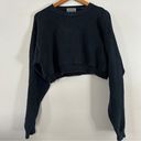 st. john's bay 🦋Vintage St. John’s Bay Blue Cropped Crewneck Sweater Casual Comfy Large Medium Photo 0