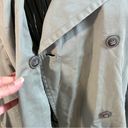 Marine layer  Kelly Belted Trench Coat Faded Sage/Olive Green Size Small Photo 14