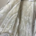 Croft & Barrow  Cream Faux Fur Jacket size Medium Photo 7