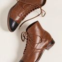 The Great 💕💕 The Cap Toe Boxcar Boot ~ Hickory Brown/Black 10 NWT Photo 5