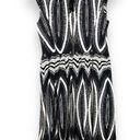 Tracy Reese  Fit and Flare Black and White Dress with pockets Photo 2