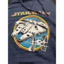 Star Wars  Disney millennium falcon pull over hoodie size medium Photo 1