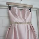 Madison James Strapless Belted Gown Photo 4