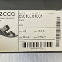 Ecco  HAPE 35 WEDGE SANDAL IN BLACK SIZE 9-9.5 Photo 2