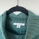 American Eagle Green Oversized Mock Neck Sweater Photo 2