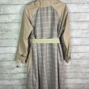 Nordstrom  Plaid Panel Back Trench Coat New Photo 3