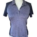 Adidas  Women's Gray Black GOLF Mesh Polo Shirt ~ Ladies Size MEDIUM Photo 0