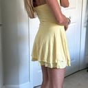 Amazon Strapless Yellow Mini Dress Photo 1