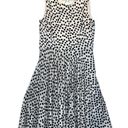 The Loft  Ann Taylor Cream & Black Polka Dot Sleeveless Dress Medium Photo 2