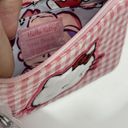 Vera Bradley  Sanrio Hello kitty Pink White Gingham Zip ID Case Coin Purse NIP Photo 3