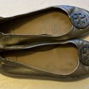 Tory Burch  bronze ballet slippers sz 8 Photo 1