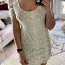 Gap Lace Overlay Off White Dress Photo 1