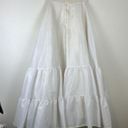 Under Cover Sz 11 Vintage Petticoat White Full Length Tiered Tulle Ruffle Skirt Photo 1