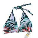 Anne cole  Women's Zesty Tropical Printed Ring Halter Bikini Top Size M NWT Photo 2