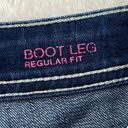 INC  Regular Fit Boot Leg Jeans Womens Size 8‎ Blue Mid Rise Stretch Pockets TALL Photo 6