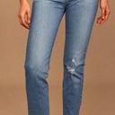 Levi’s Wedgie Icon Fit Medium Wash High-Rise Distressed Cropped Jeans Levi's Photo 1