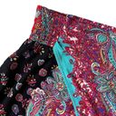 Carole Little  Paisley Boho Blouson Faux Wrap Dolman Sleeve Top, Sz 16 Photo 11