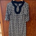 infinity En Focus Studio stretch navy bell sleeve dress Size 12 Photo 2