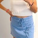 New York Laundry Vintage blue with white stripes comfy skirt Photo 0